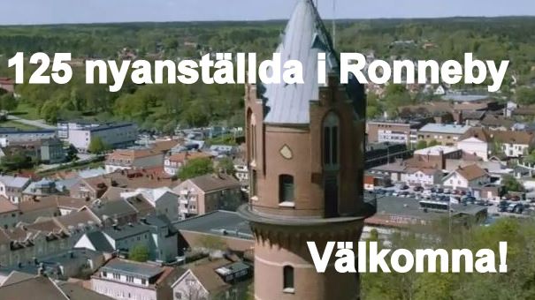 Pressinbjudan - 125 nyanställda hälsas välkomna i Ronneby