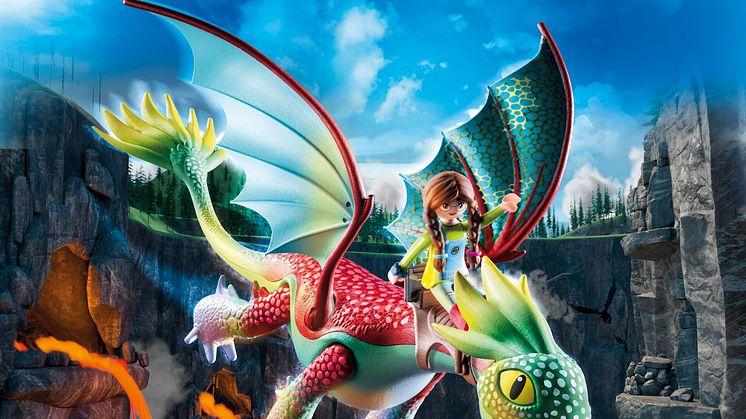 Dragons The Nine Realms - Feathers & Alex (71083) von PLAYMOBIL