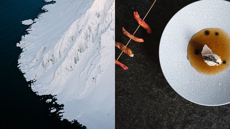Norwegian chef Johnny Trasti creates dishes inspired by nature in Finnmark, Norway. Photo: Visit Arctic Europe