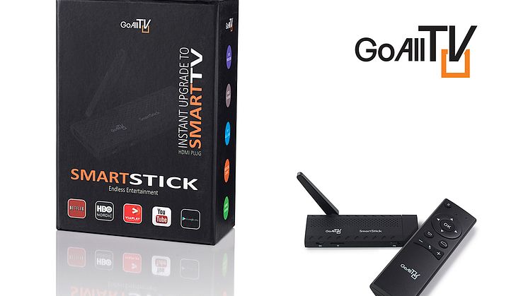 Smart-TV underhållning åt alla - uppgradera enkelt din TV med GoAllTV SMARTSTICK