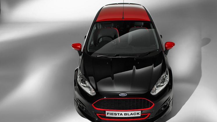 Ford Fiesta Black Edition med prisbelønt EcoBoostmotor med 140 HK