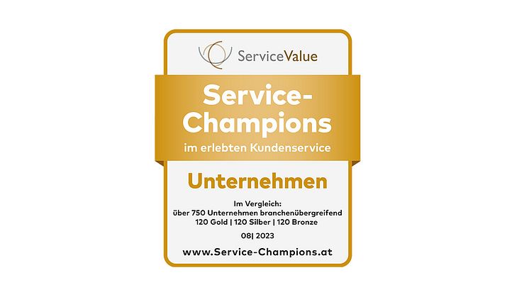 „Service-Champions Österreich“ gekürt 