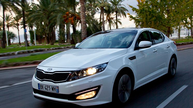 Kia Optima lanseras i mars