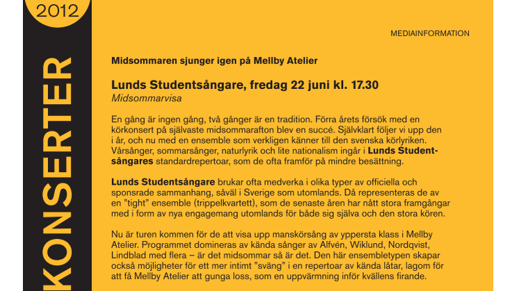 Lunds Studentsångare - Midsommarvisa