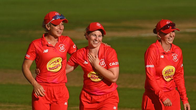 Welsh Fire women's team in action last season. Photo: Getty Images