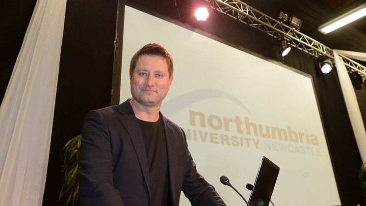 TV architect George Clarke speaks to a packed audience