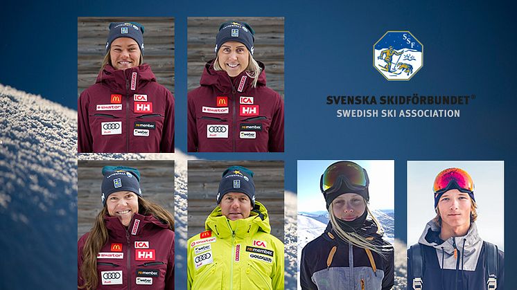 Ytterligare sex skidåkare uttagna till OS.