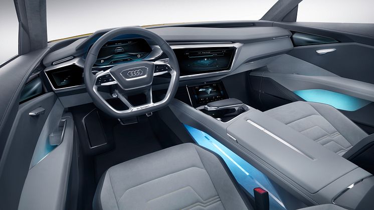 Ny brintbil fra Audi: Audi h-tron quattro concept