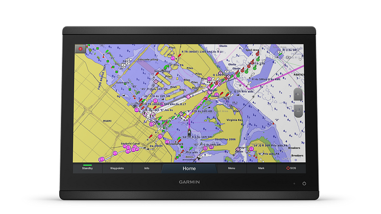 Bluechart g3 vist på GPSMap 84xx