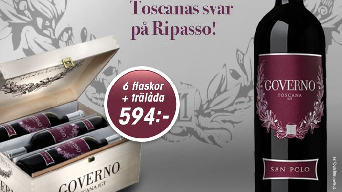 San Polo lanserar Governo - Toscanas svar på Ripasso!