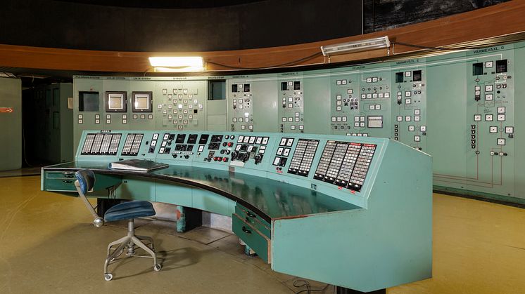 Ett modernt industriarv? Kontrollrummet i Ågestaverket, Sveriges första kommersiella kärnkraftverk. Foto: Anna Gerdén