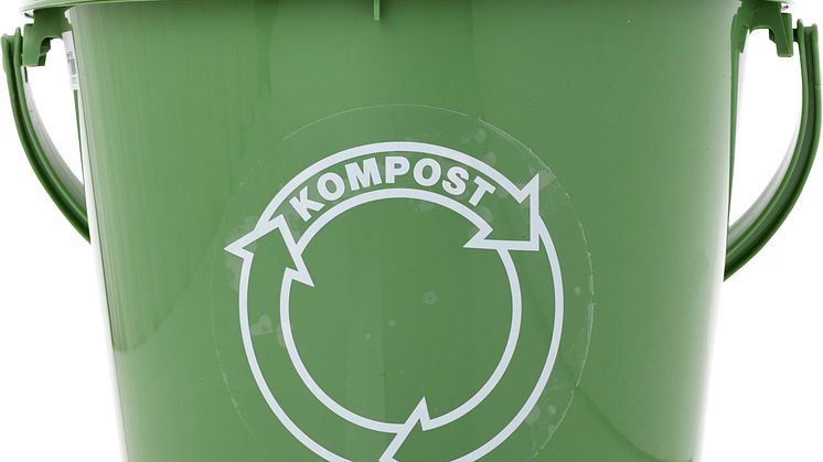 Komposthink med lock 5 liter