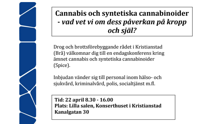 Program Cannabiskonferens 150422