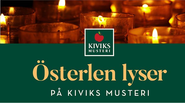 Fredagen den 4 november lyser Kiviks Musteri upp lite extra.