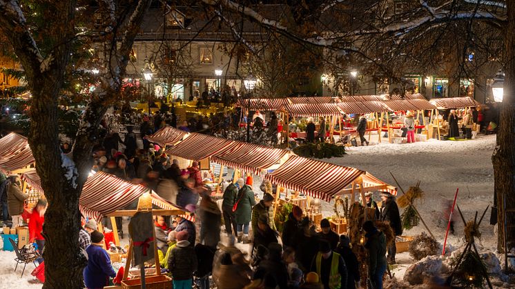 Julmarknad i Säter. Foto: Jonas Lindgren