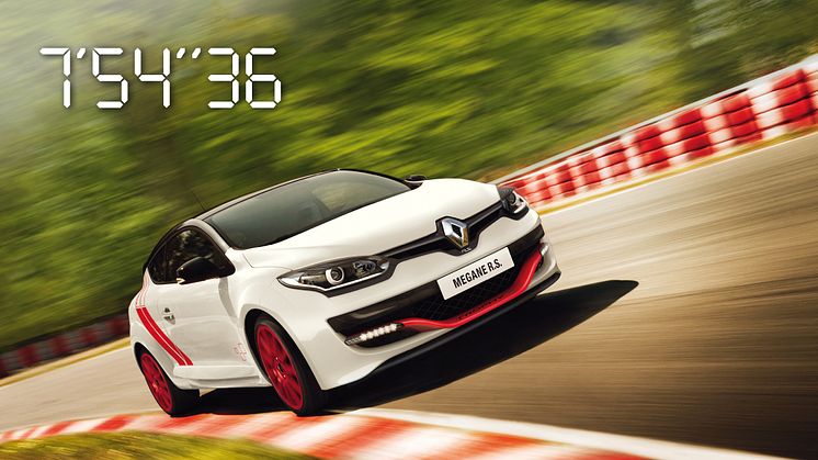 7m54.36S: MÉGANE RS 275 TROPHY R - NYTT VARVREKORD PÅ NÜRBURGRING