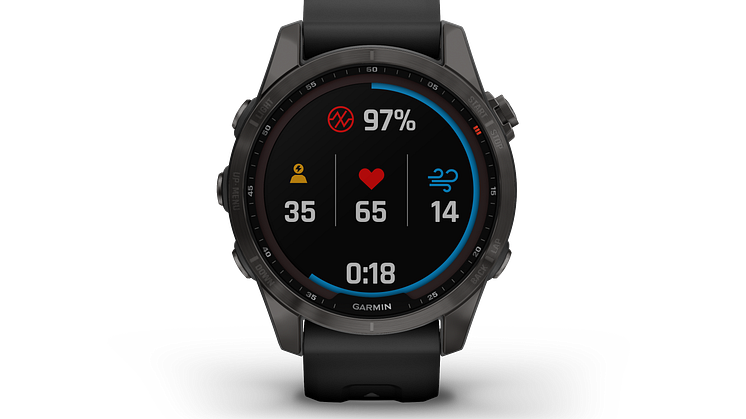 Garmin_fenix 7S Sapphire Solar_Schwarz_Schiefergrau (c) Garmin Deutschland GmbH