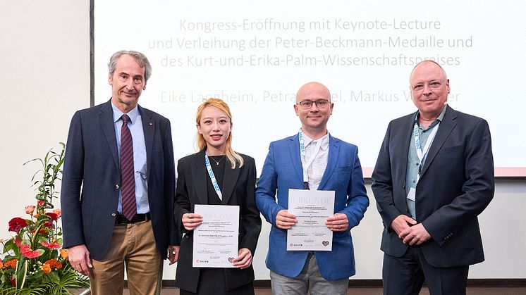 Verleihung des Palm-Wissenschaftspreises auf der Jahrestagung der DGPR in Berlin 