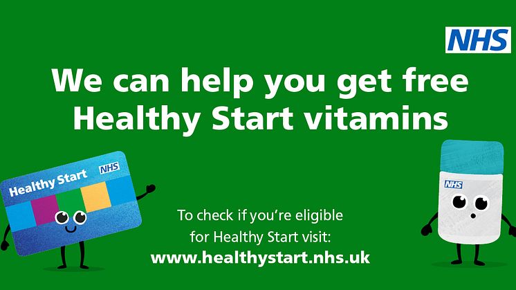 Free Healthy Start Vitamins in Bury