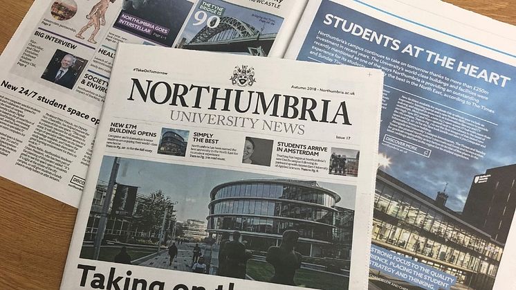 Extra! Extra! The new edition of Northumbria University News is out now 