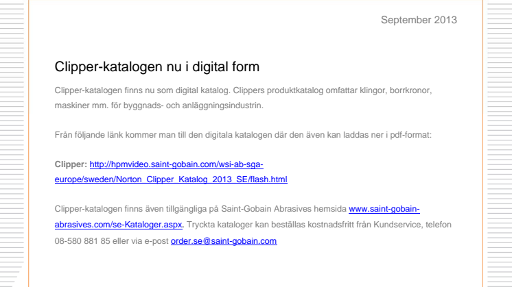 Clipper-katalogen nu i digital form