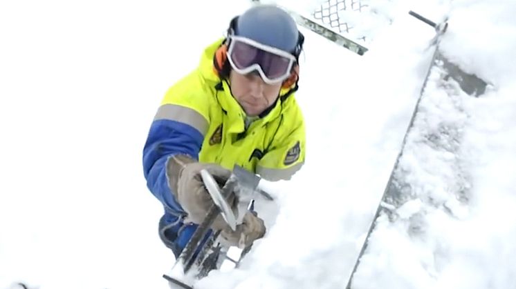 Avisning, en del av vardagen för vintersveriges okända hjältar – skidpatrullörerna! 
