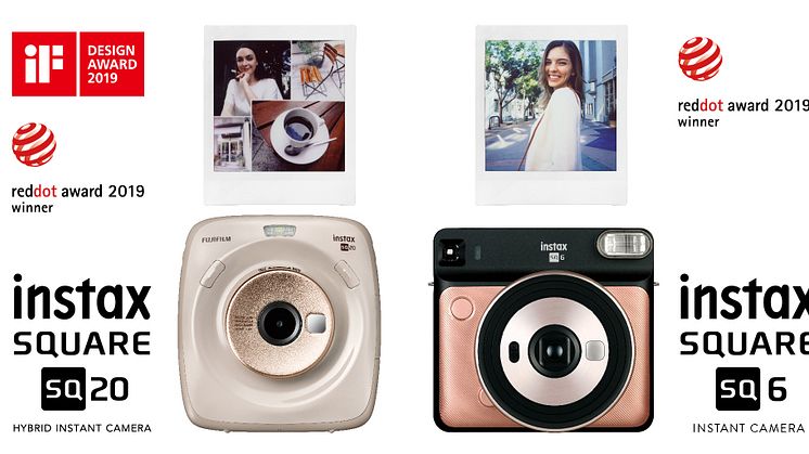 Instax er vinneren av iF Design Award & Red Dot Design Award