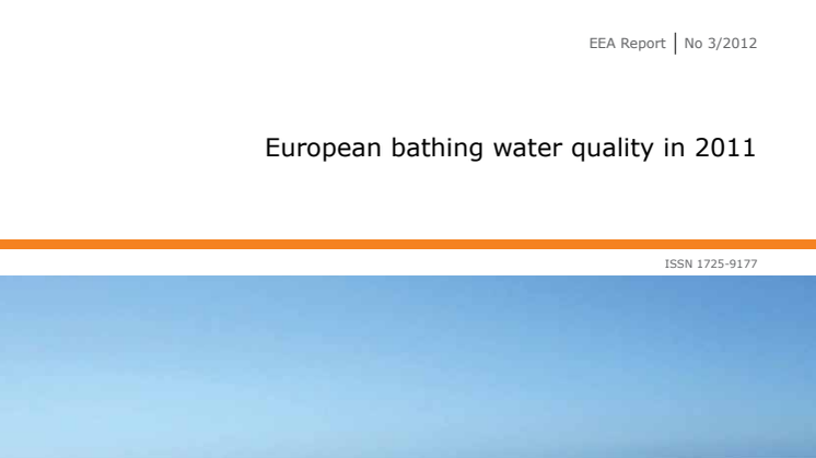 EEA Report 3 2012 European bathing water quality
