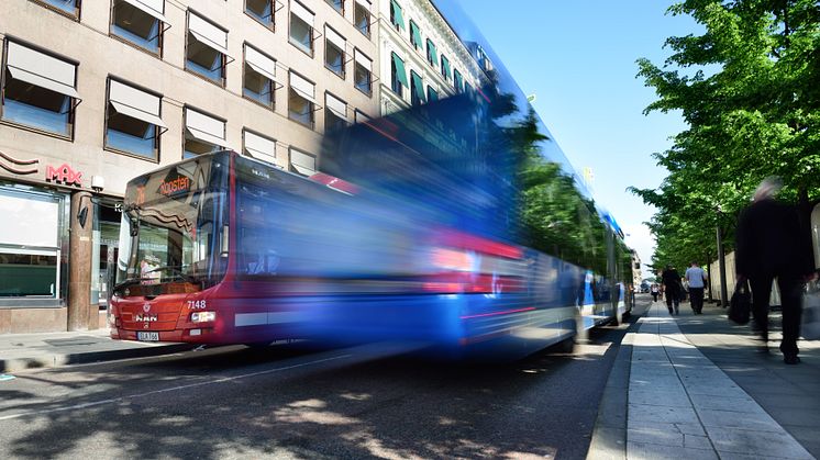 Många busslinjer påverkas på lördag i samband med Stockholm Halvmarathon.