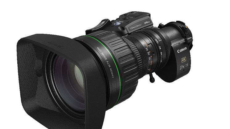 Canon introduces next generation portable zoom lens for 4K broadcast cameras featuring newly developed digital drive unit