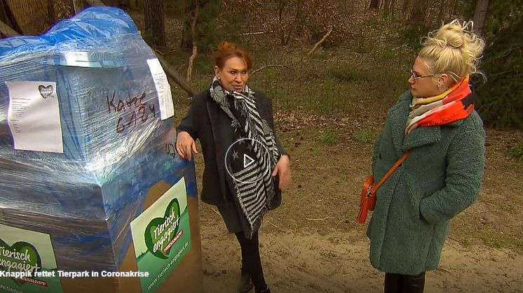 Screenshot aus RTL-Beitrag. Nachweis: https://www.rtl.de/cms/nach-heulkrampf-sarah-knappik-wird-zur-tierretterin-in-coronakrise-4518543.html