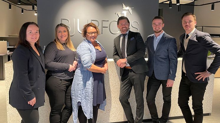 Från vänster i bild: Moa Persson, Linda Friberg, Kattis Prenell, Per Ekvall Jangvert, Philip Nilsson och Pontus Andersson.