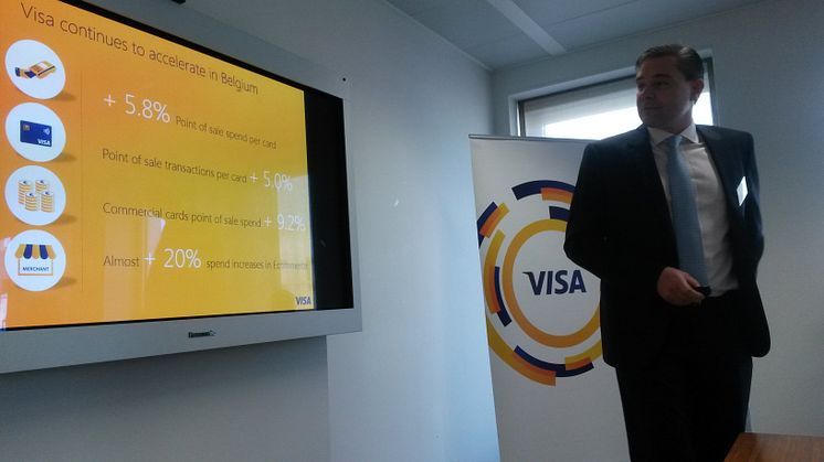 Visa Europe poursuit son accélération en Belgique, soutenue par le lancement des paiements sans contact 