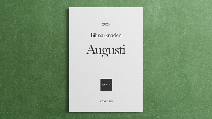 Bilmarknaden augusti 2024