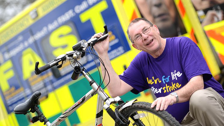 ​Former paramedic takes to his bike for stroke