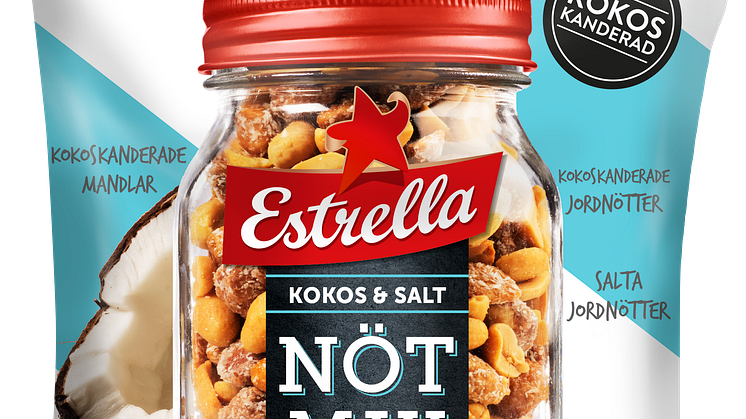 Estrella Nötmix Kokos & Salt 