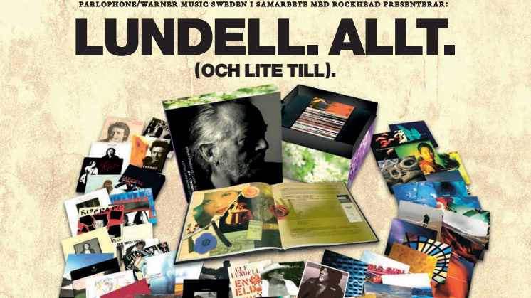 ​Ulf Lundells samlingsbox ”Hemåt genom Rift Valley. Ulf Lundell. 40.1975-2015” släpps den 4e december