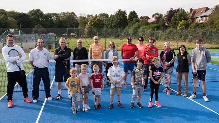 Prestwich park tennis scheme has record start