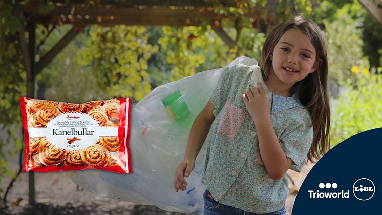 Tillsammans med Lidl Sverige lanserar Trioworld den första Loop-plastfilmen godkänd för livsmedelsförpackningar