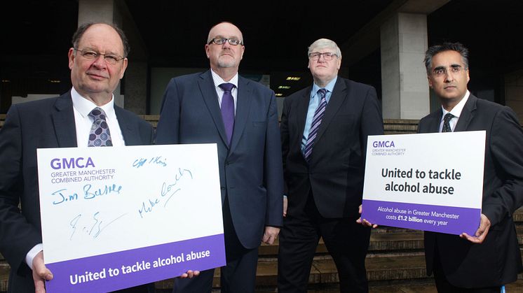 Greater Manchester unites to tackle the ‘scourge’ of alcohol abuse 