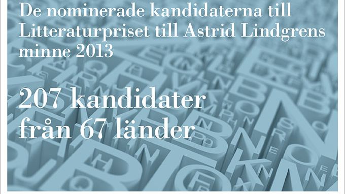 Fler kandidater än någonsin nominerade till Litteraturpriset till Astrid Lindgrens minne 