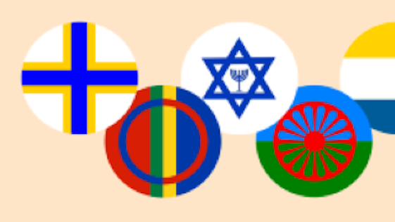 Sverige har fem nationella minoriteter - sverigefinnar, samer, judar, romer och tornedalingar.