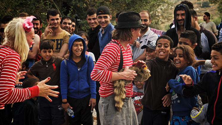 Bild från tidigare turné på Lesbos. Foto: Henrik Kindgren