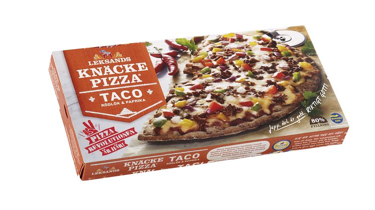 Leksands knäckepizza - taco (förpackning)