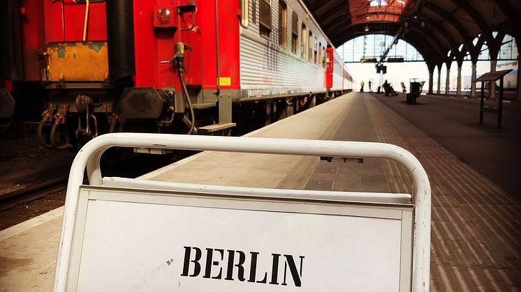 Snälltåget till Berlin på Malmö Central