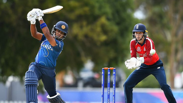 Chamari Athapaththu made an unbeaten 78 for Sri Lanka. Photo: Getty Images