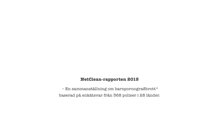 NetClean-rapporten 2015