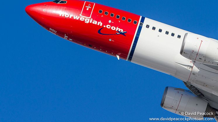 Norwegian lanserar nya linjer från England och Spanien