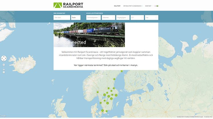 Railport Scandinavia får egen webbplats