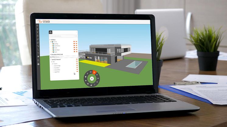 ALLPLAN lanzó Allplan Cloud Viewer, una herramienta de visualización de archivos IFC, como parte de su cartera Allplan Cloud. Derechos de autor: ALLPLAN.